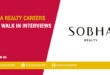 Sobha Realty Careers