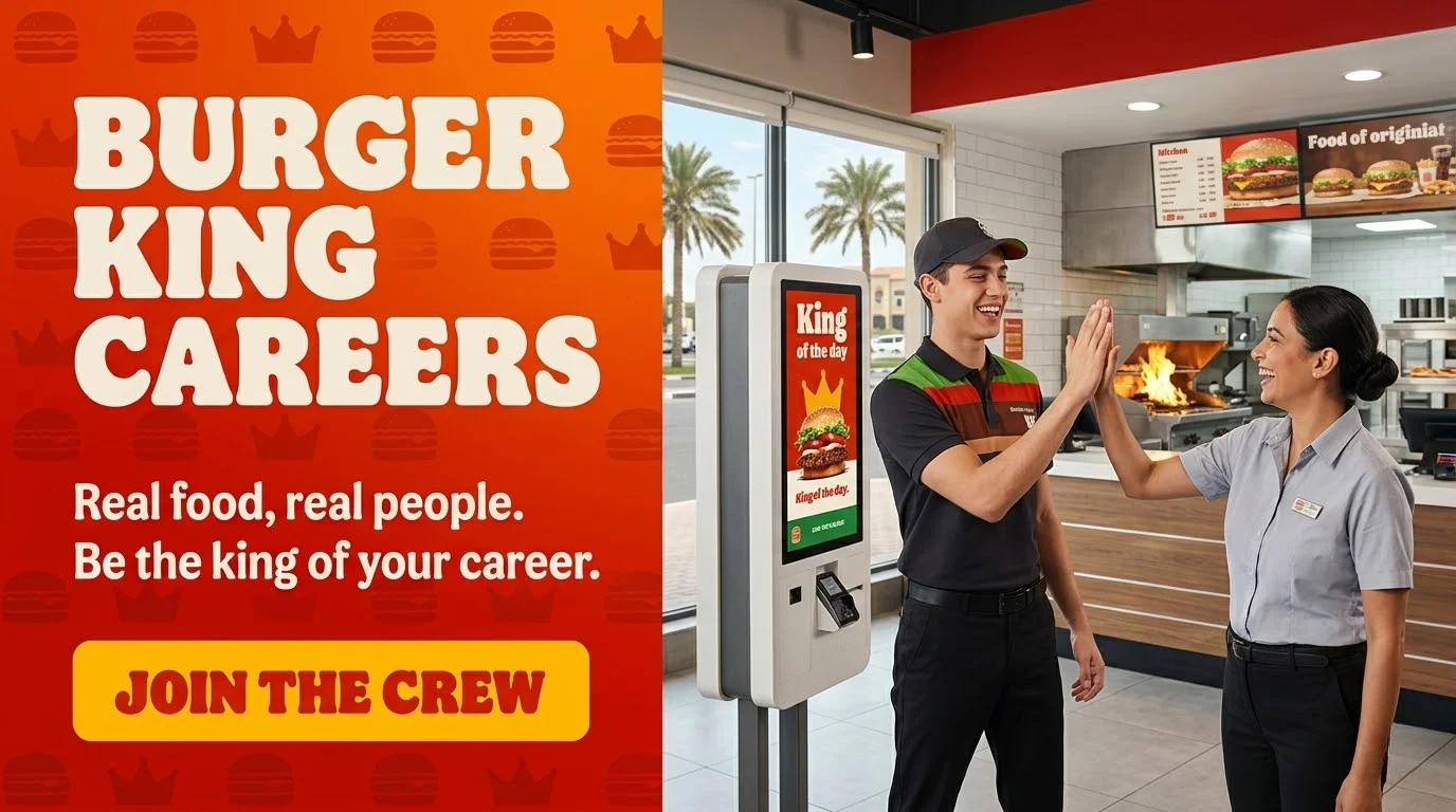 Burger King Careers 2026 | Fast Food & Restaurant Jobs in UAE